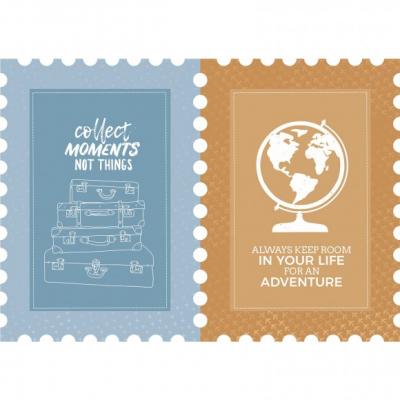 Kaisercraft Let's go Die Cuts - Postage Stamp